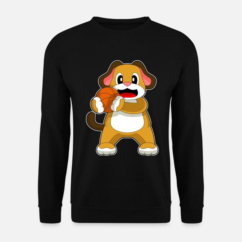 Chien Basketteur Basketteur - Sweat-shirt Unisexe - noir