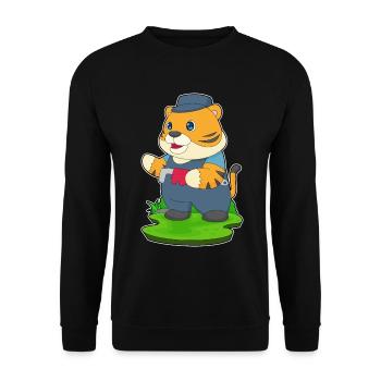 Pompe à eau Tiger Plumber, pinces artisanales - Sweat-shirt Unisexe - noir - Devant - Alina (178cm) & Michal (187cm)