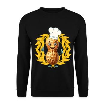 Peanut Cook Cooks Cook Thumbs Up Cooking - Unisex Sweatshirt - black - Front - Alina (178cm) & Michal (187cm)