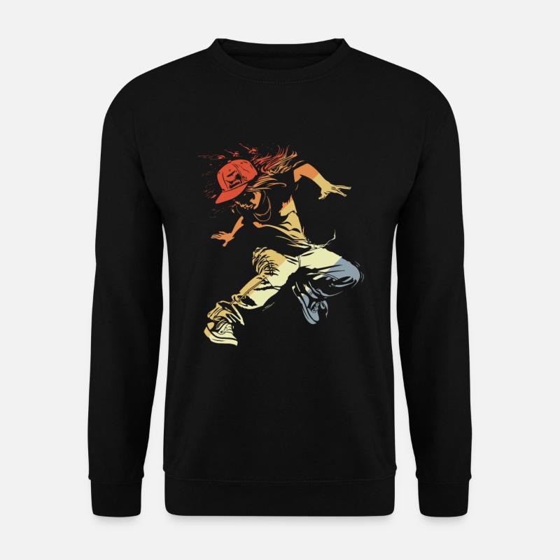 Vintage B-Girl - Unisex Pullover - Schwarz