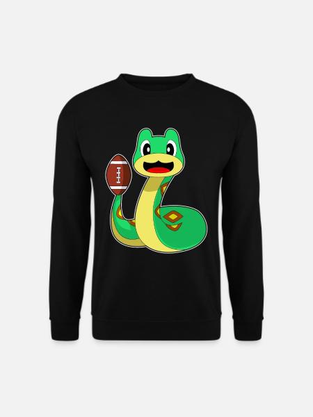 Schlange American Football Sport - Unisex Pullover - Schwarz