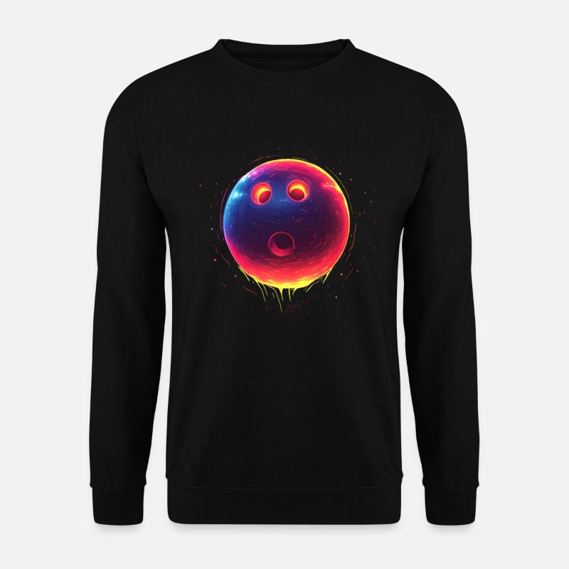 Kegelbahn Steamwave - Unisex Pullover - Schwarz