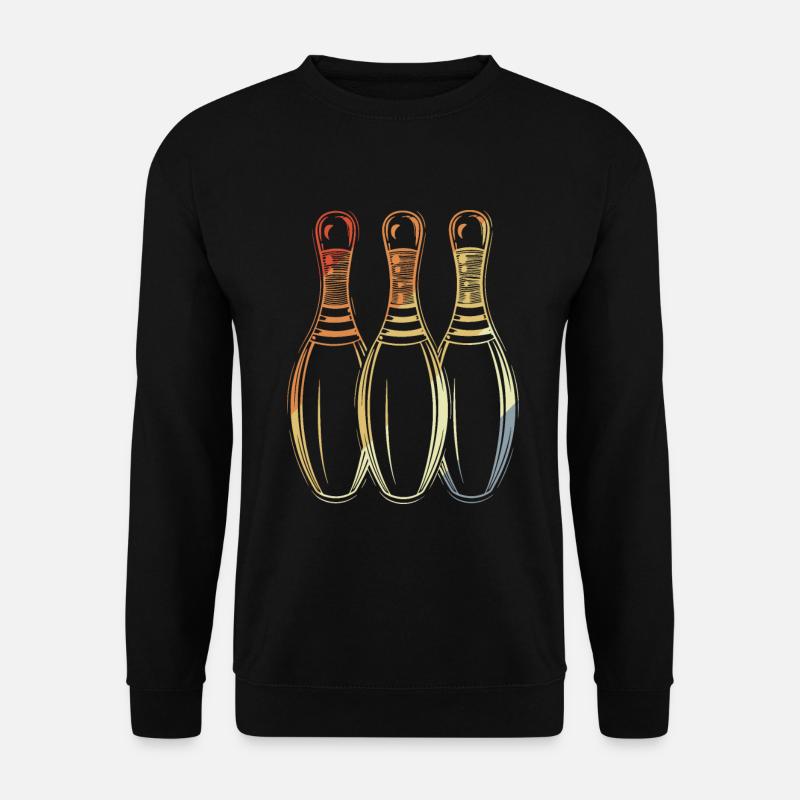 Bowling Retro Look - Unisex Pullover - Schwarz