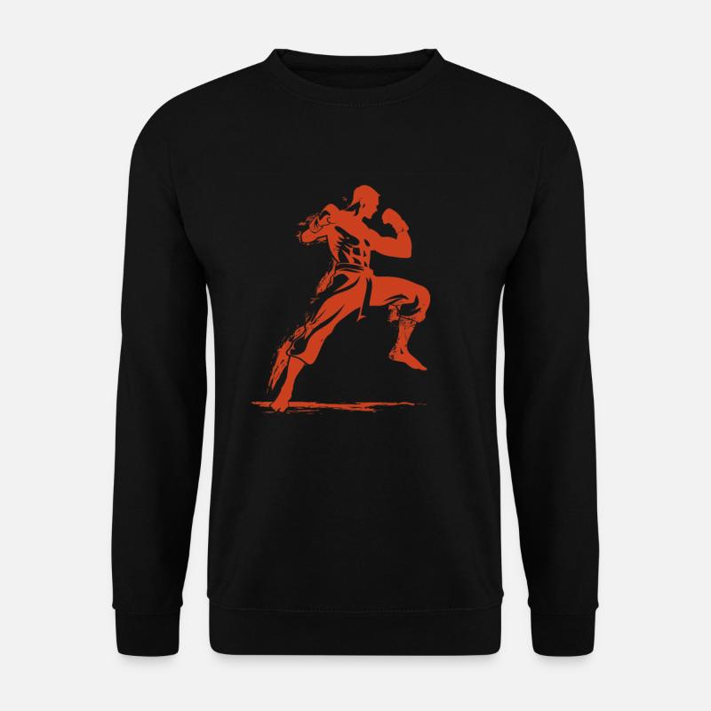 Oldschool Kickboxer - Unisex Pullover - Schwarz