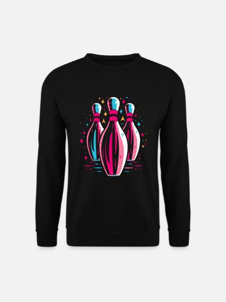 Bowling 80s Look - Unisex Sweatshirt - black
