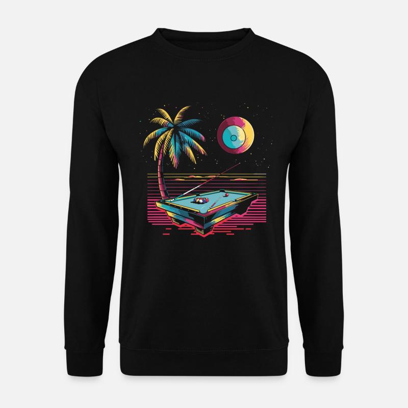 Billard Steamwave - Unisex Pullover - Schwarz