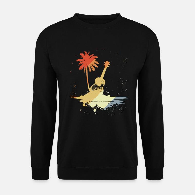 Ukulele Retro Style - Unisex Sweatshirt - black