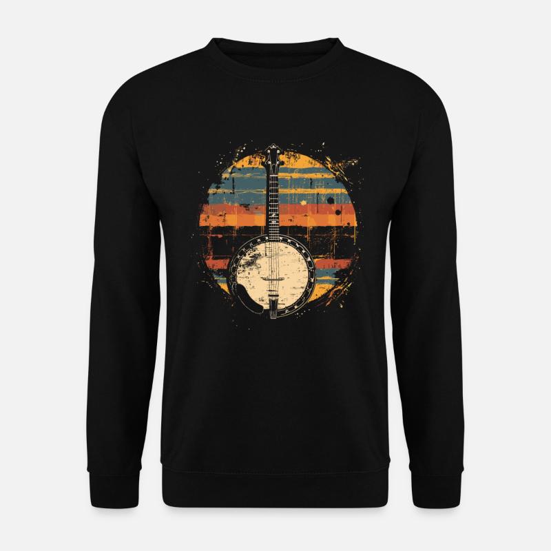 Banjo Synthwave - Sweat-shirt Unisexe - noir