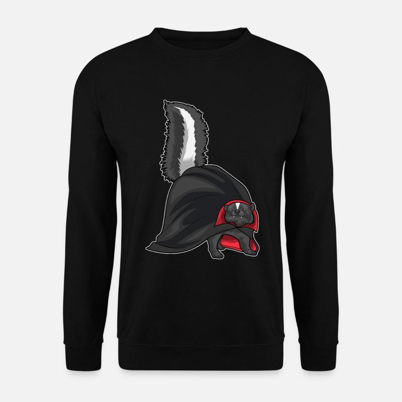Skunk Halloween Vampire - Sweat-shirt Unisexe - noir