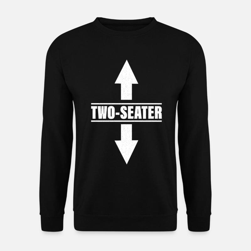 Sportflugzeug - Unisex Pullover - Schwarz