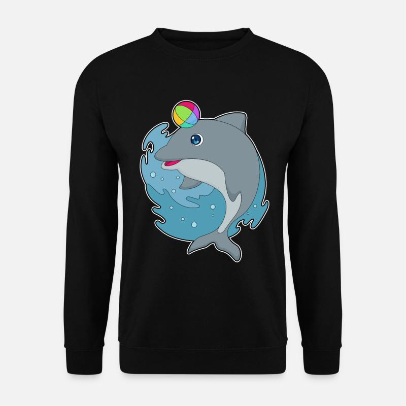 Water-polo Dolphin - Sweat-shirt Unisexe - noir