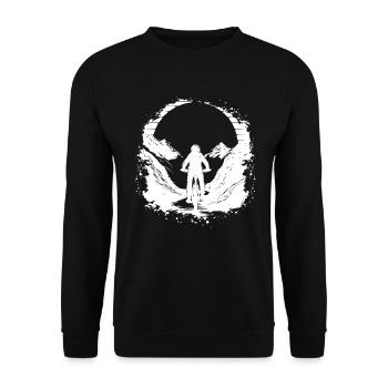Vtt - Sweat-shirt Unisexe - noir - Devant - Alina (178cm) & Michal (187cm)