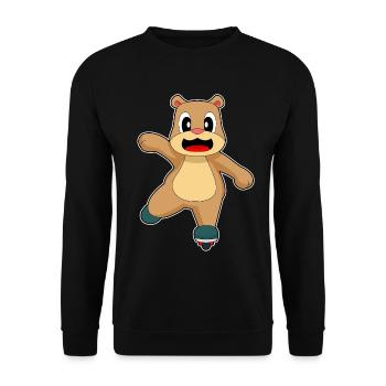 Bär Inline skating Inline skates - Unisex Pullover - Schwarz - Vorne - Alina (178cm) & Michal (187cm)