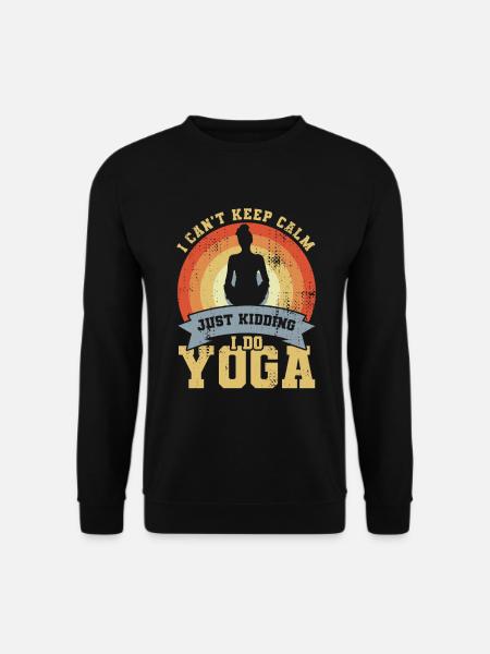 Yoga Joke - Unisex Sweatshirt - black