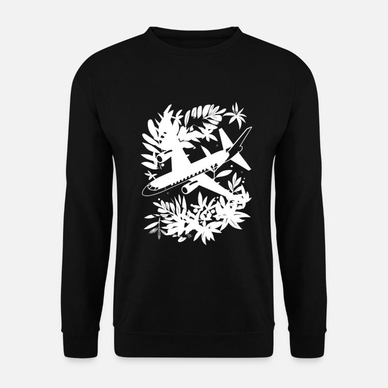 Style de bande dessinée d’avion - Sweat-shirt Unisexe - noir