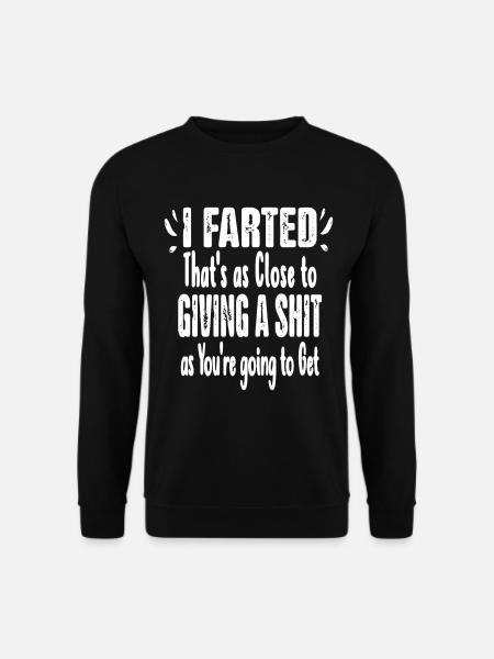 Vintage liebt es,-Witze zu Sprüche - Unisex Pullover - Schwarz