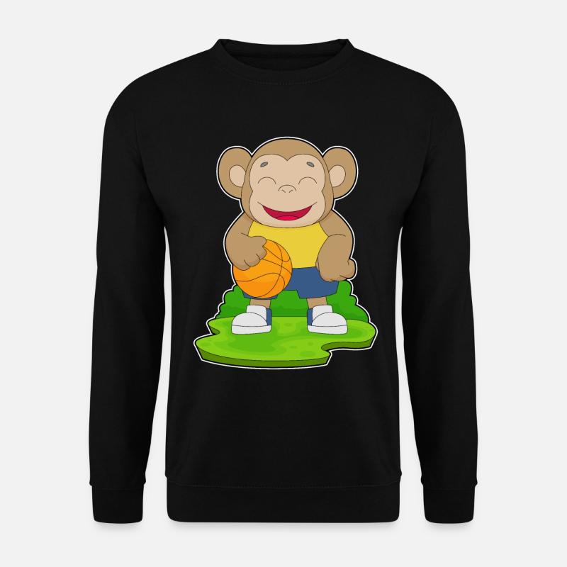 Singe Basketteur Basketteur - Sweat-shirt Unisexe - noir