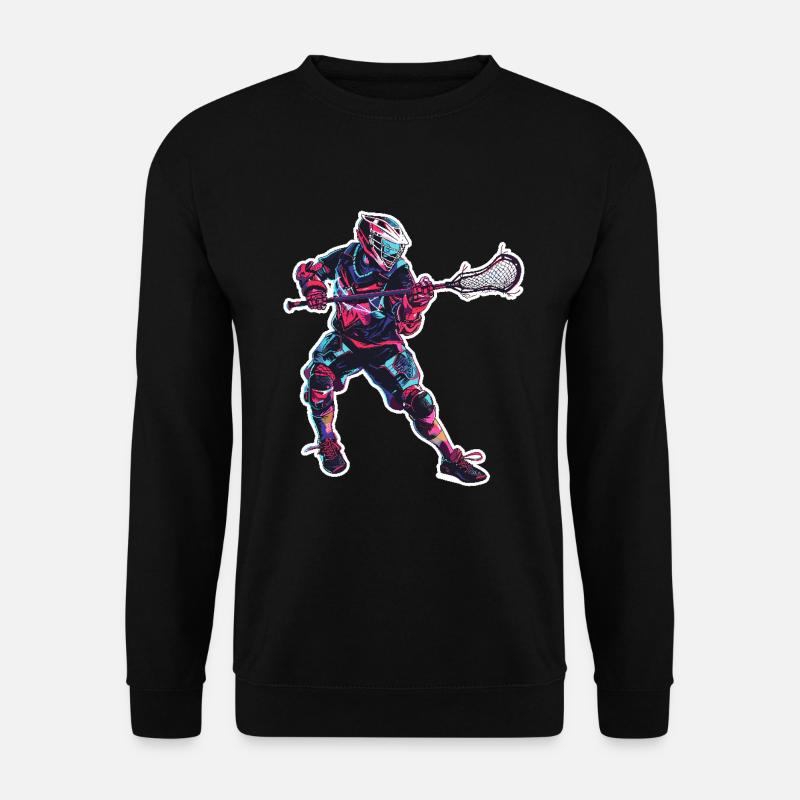 Lacrosse Player Graphics - Unisex Sweatshirt - black