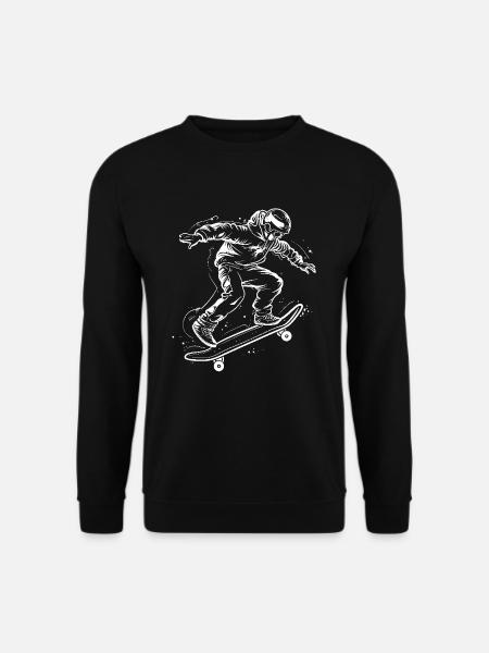 Skateboarder Sketch - Unisex Sweatshirt - black