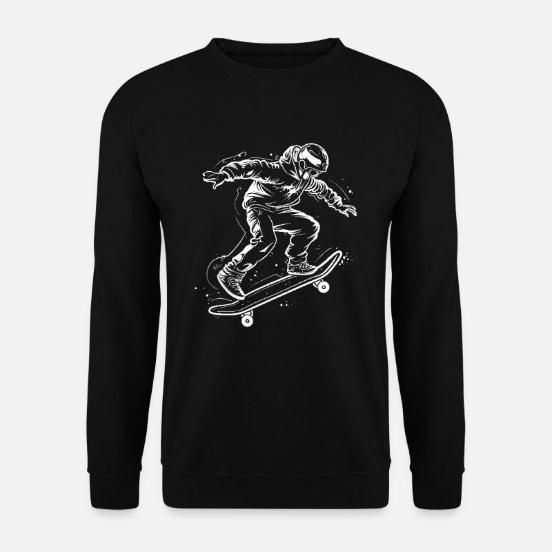 Skateboarder Sketch - Unisex Sweatshirt - black