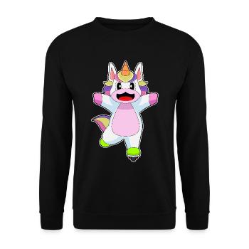 Patins en ligne Unicorn Patins en ligne - Sweat-shirt Unisexe - noir - Devant - Alina (178cm) & Michal (187cm)