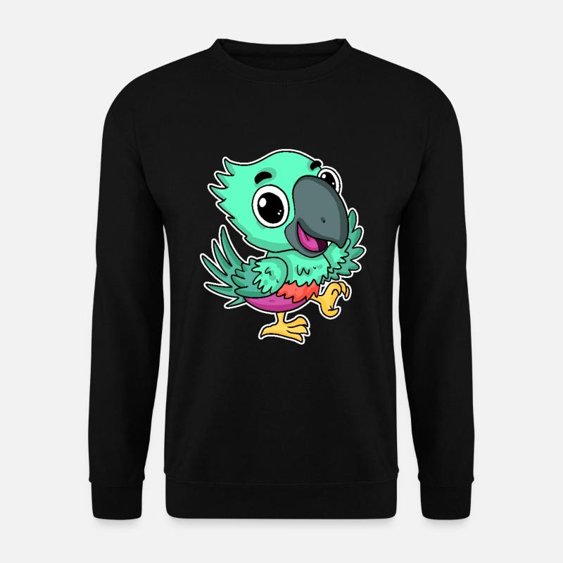 Cute Parrot Cute - Unisex Sweatshirt - black
