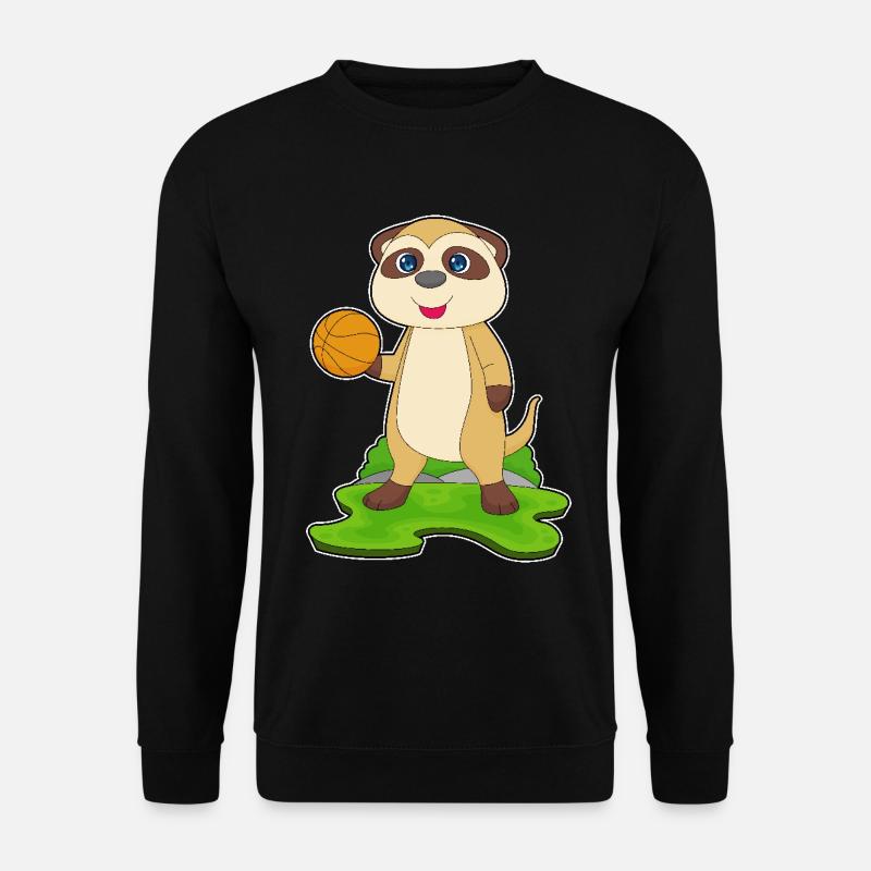 Meerkat Basketteur Basketteur - Sweat-shirt Unisexe - noir