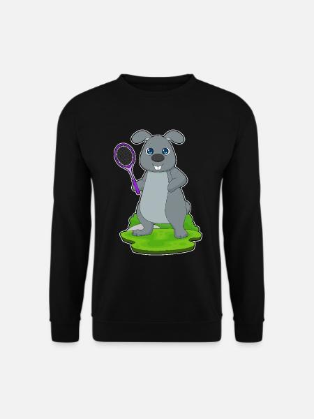 Rabbit Tennis Rackets - Unisex Sweatshirt - black