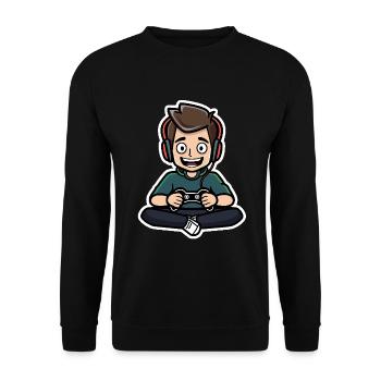 Jeu - Sweat-shirt Unisexe - noir - Devant - Alina (178cm) & Michal (187cm)