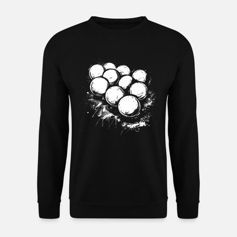 Billardkugeln Gaffiti - Unisex Pullover - Schwarz