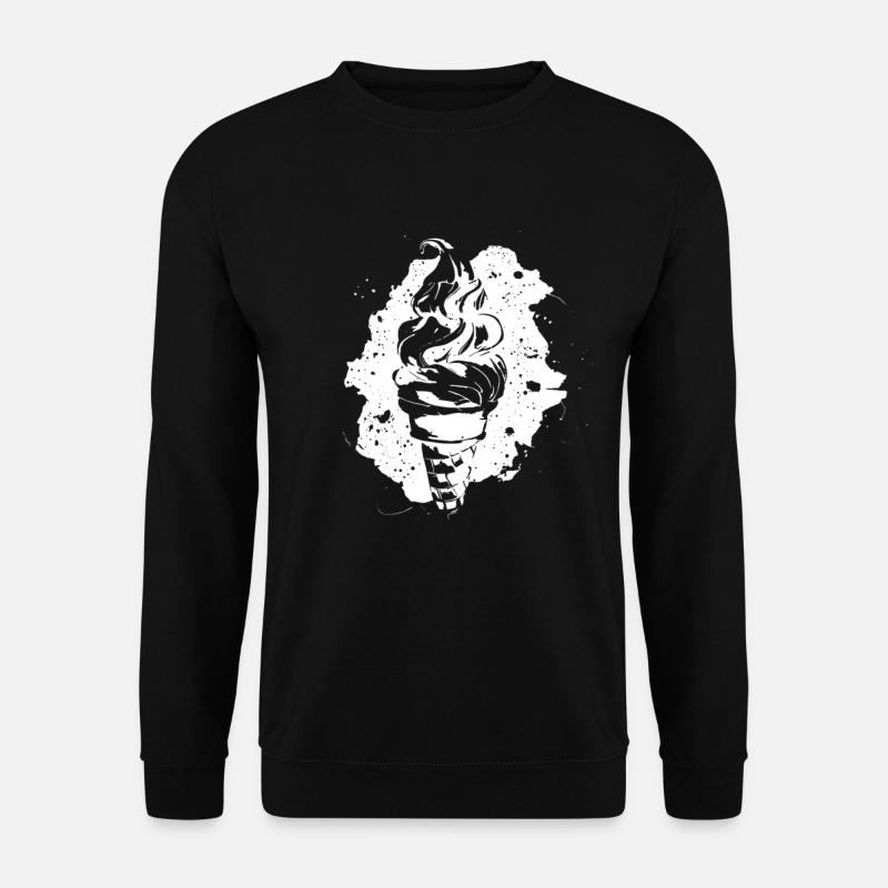 Graphique de crème glacée - Sweat-shirt Unisexe - noir