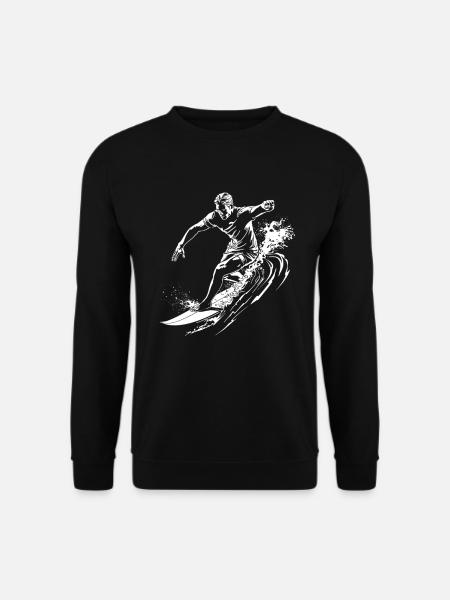 Surf - Sweat-shirt Unisexe - noir