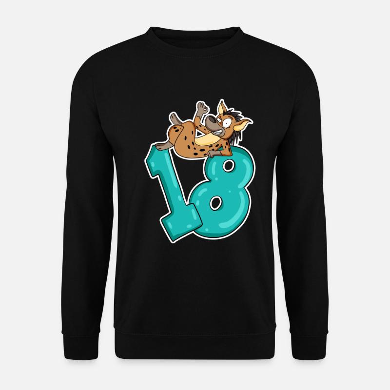 18 Jahre alt - volljährig - Unisex Pullover - Schwarz