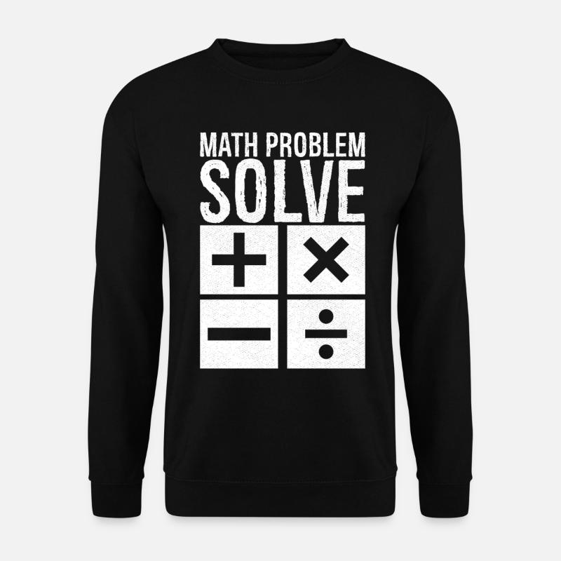 math problem solve - Unisex Sweatshirt - black