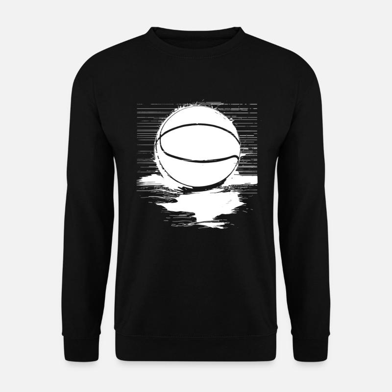 Basketball Ball Skizze - Unisex Pullover - Schwarz