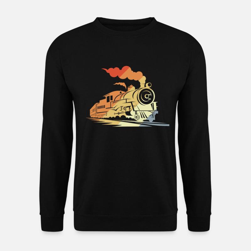 Train à vapeur d’époque - Sweat-shirt Unisexe - noir
