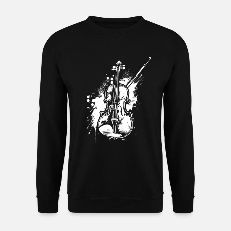 Funny violin - Unisex Sweatshirt - black