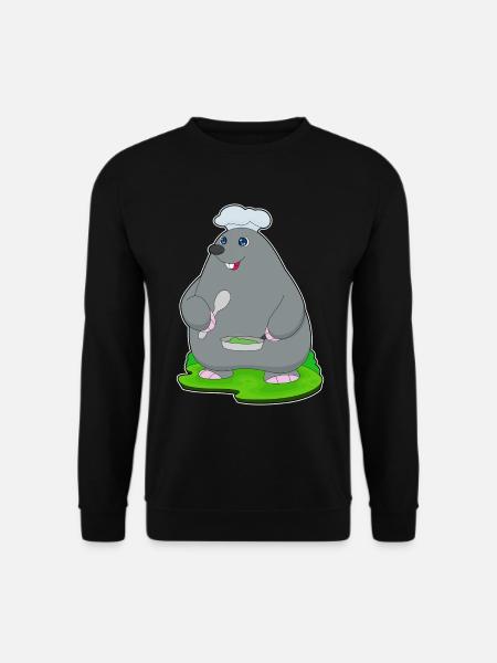 Mole Cooking Pan Cooking - Unisex Sweatshirt - black