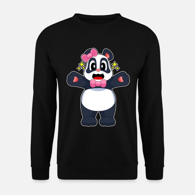 Boucle Panda - Sweat-shirt Unisexe - noir
