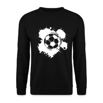 Soccer - Unisex Sweatshirt - black - Front - Alina (178cm) & Michal (187cm)