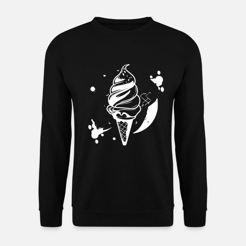Soft Cream Sketch - Unisex Sweatshirt - black