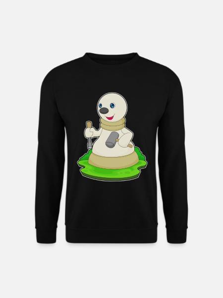 Chess piece pawn chess - Unisex Sweatshirt - black