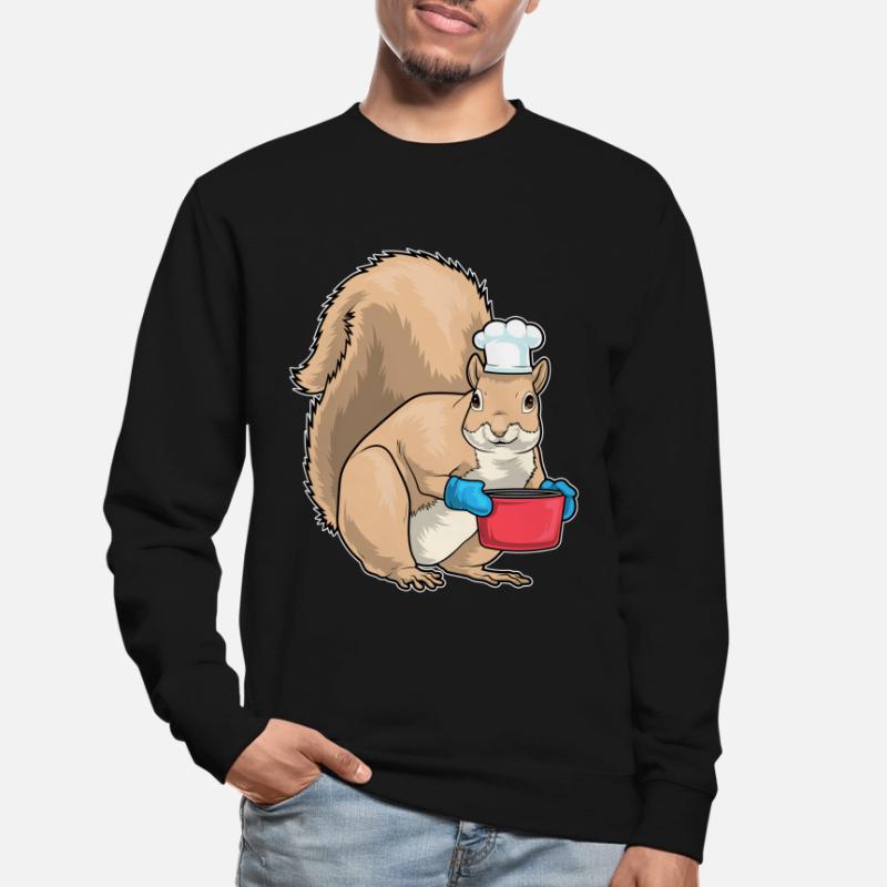 Cuisson de la marmite d’écureuil Sweat-shirt Unisexe
