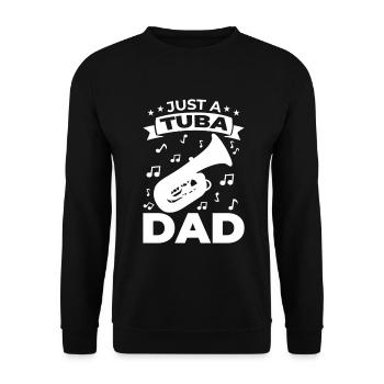 Père tuba - Sweat-shirt Unisexe - noir - Devant - Alina (178cm) & Michal (187cm)