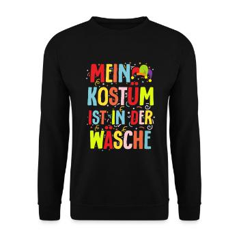 Mon costume est au lavage - Sweat-shirt Unisexe - noir - Devant - Alina (178cm) & Michal (187cm)
