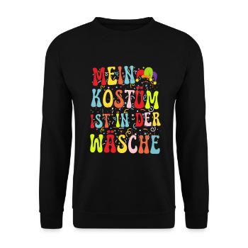 Mon costume est au lavage - Sweat-shirt Unisexe - noir - Devant - Alina (178cm) & Michal (187cm)