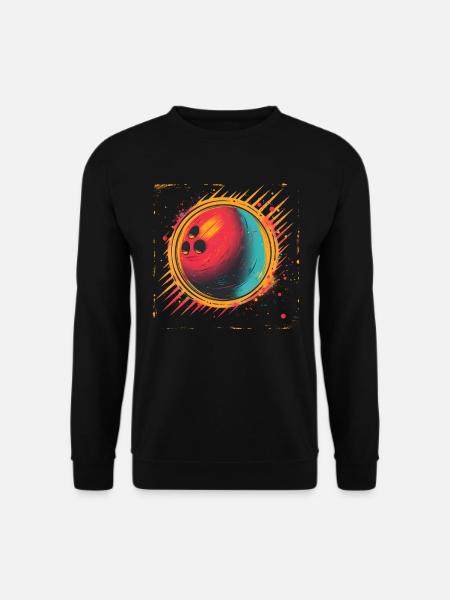 Bowling Vaporwave - Sweat-shirt Unisexe - noir