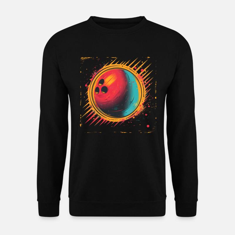 Bowling Vaporwave - Unisex Sweatshirt - black