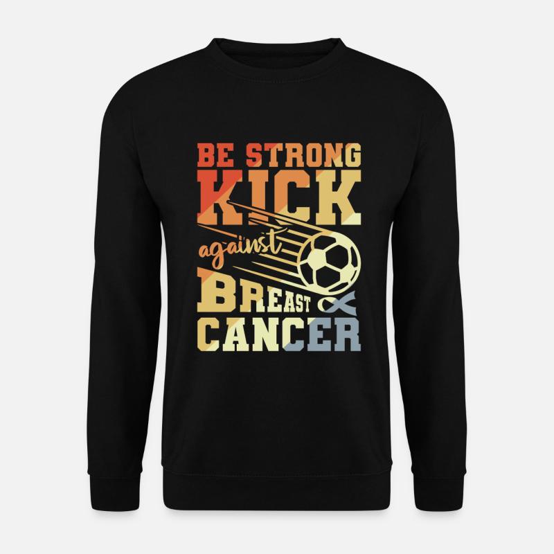 Fußball gegen Brustkrebs - Unisex Pullover - Schwarz