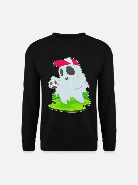 Ghost Halloween Football - Unisex Sweatshirt - black